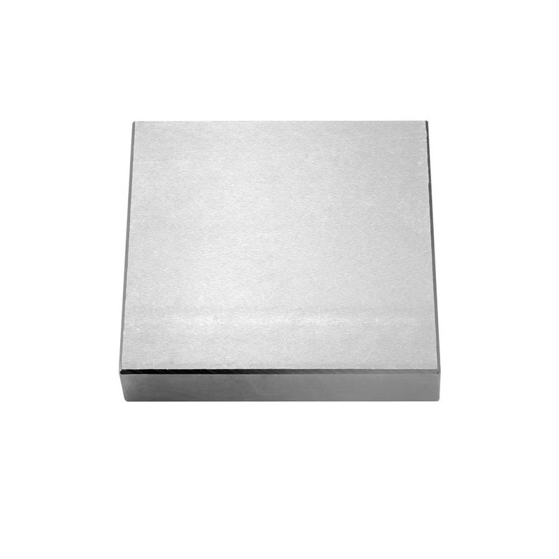 Oudtinx Steel Bench Block 4"x4" Flat Anvil Jewelers Tool Metal Bench Block for Jewelry & Stamping (4''x4''x3/4'') - Image 1